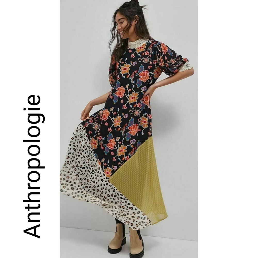 NWT Anthropologie × Soniya Maxi Dress Size L